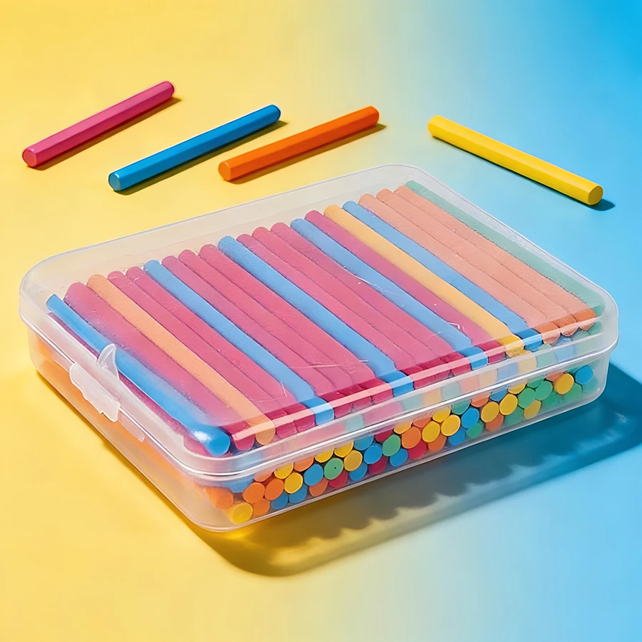 100pcs 8cm Wooden Counting Sticks with Box Student Math Calculation Manipulatives School Math Teaching Aids & Classroom Supplies