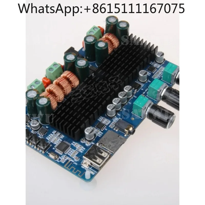 TPA3116 2.1 Channel 200W Bluetooth Amplifier Board USB TF Card Decoding Audio Module