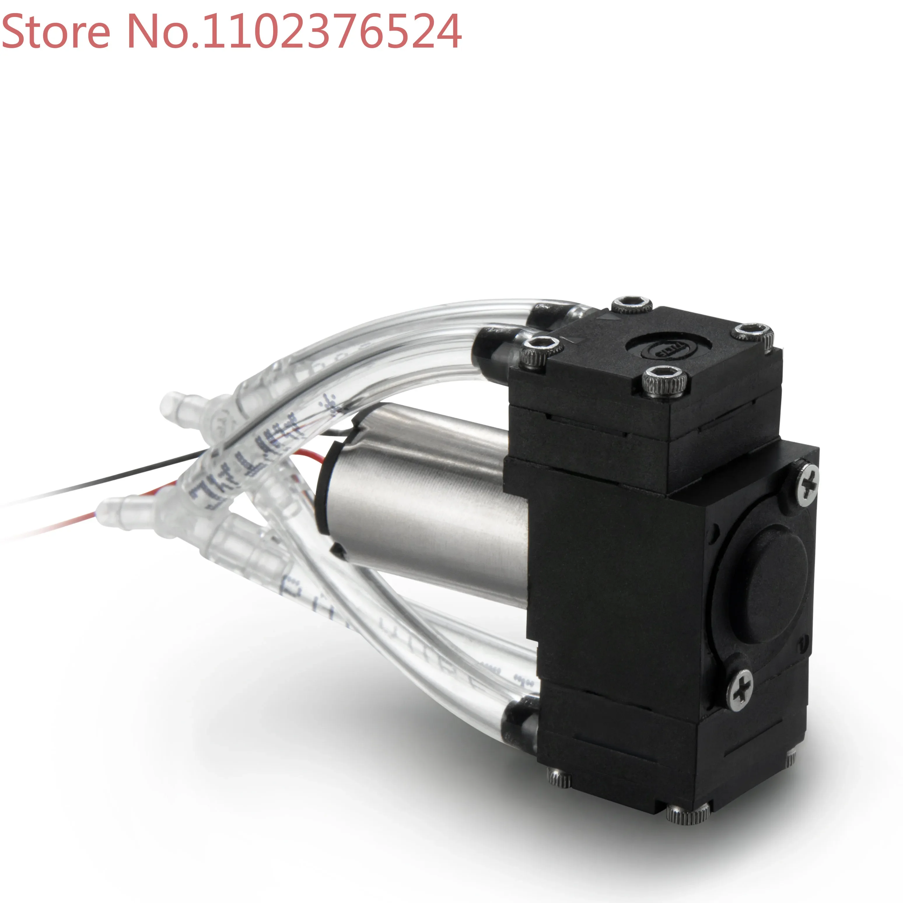 Double diaphragm pump selectable 1V-4V miniature pump motor carbon brush type gas suction pump