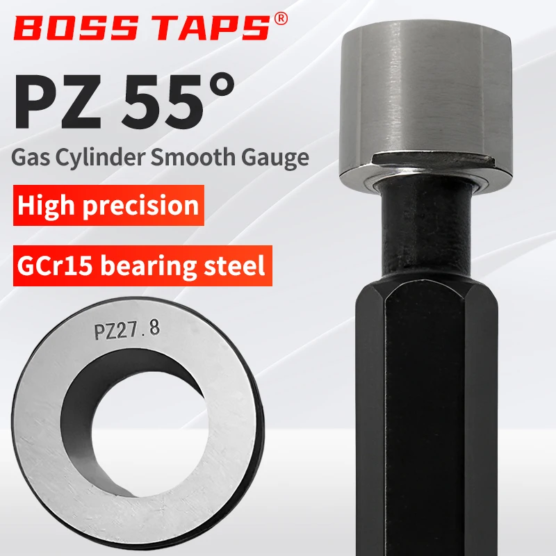 Cylinder gauge (PZ55°) smooth plug gauge, ring gauges PZ19.2, PZ27.8, PZ39