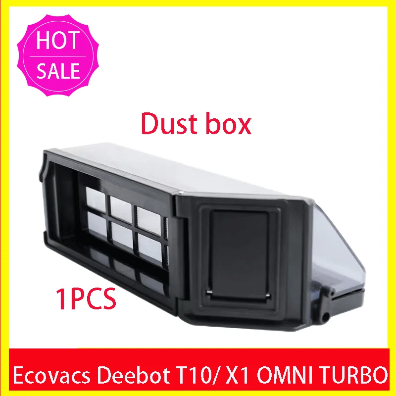 Ecovacs Deebot X1 OMNI / T10 OMNI Robotstofzuiger Reserveonderdelen, rubber / zijborstel, deksel, Hepa-filter, dweildoek, stofzak