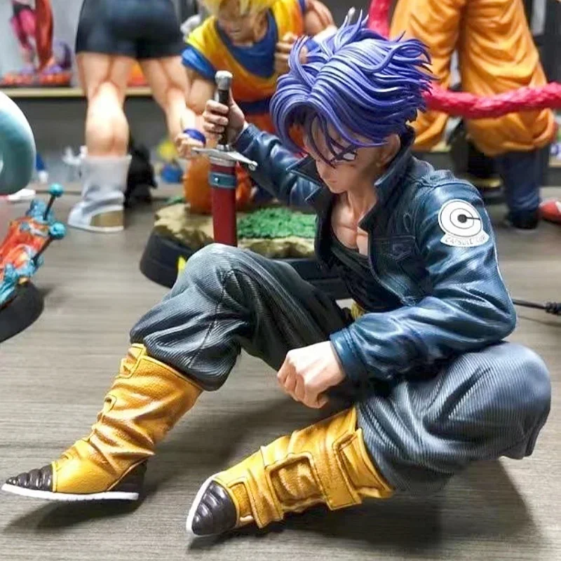 Dragon Ball Z Anime Figure Trunks Action Figurine Super Saiyan Gk Pvc Statue Model Decoration Collection Toy Doll Christmas Gift