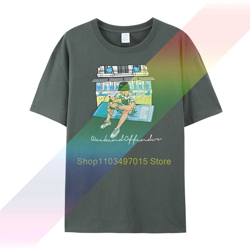 Discount 10% Weekend Offender T Shirt Blue Cafe Del Mar Jersey Ultras Retro Style Round Tee Shirt