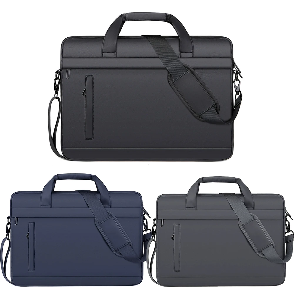 New 15.6in Water-resistant Oxford Fabric Handbag Briefcase Shoulder Bag Case for Laptop Tablets PC Notebook Books A4 Documents