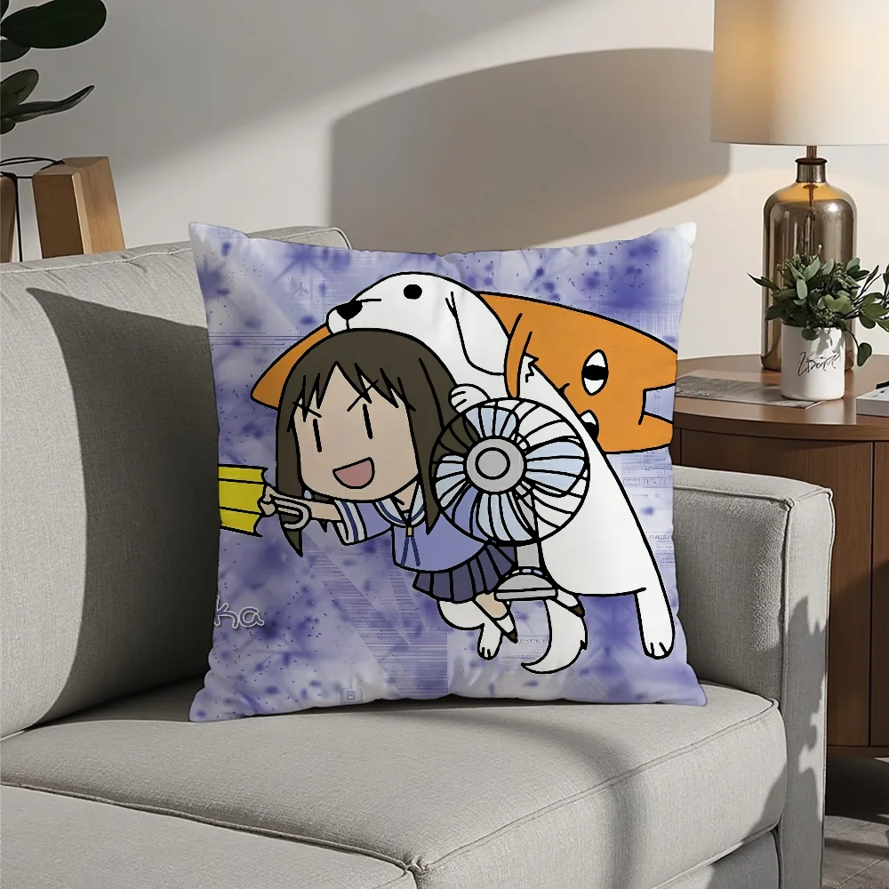 Anime A-Azumanga Daioh Pillow Case Plush Fabric Soft  Pillowcase Double Sided Print Cushion Cover Household Gifts