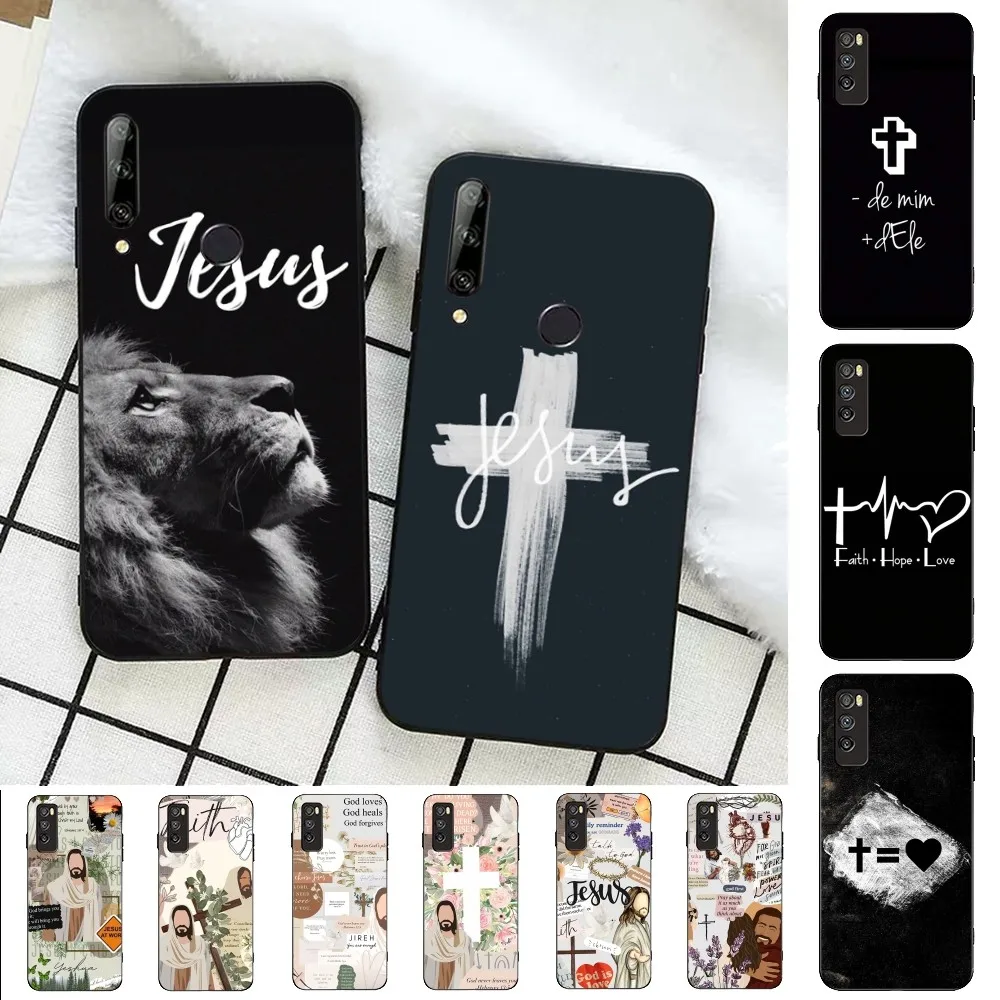Verse of The Christian Bible Jesus Phone Case For Huawei Honor 10 lite 9 20 7A pro 9X pro 30 pro 50 pro 60 pro 70 pro plus