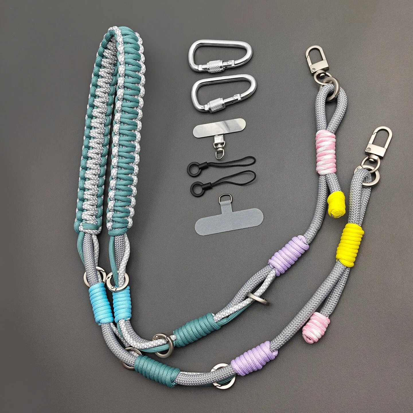 Handmade Braided Rope Mobile Phone Pendant Bag Ornaments Supporting Color High-Grade  Ins Accessories Crossbody Shoulder Strap