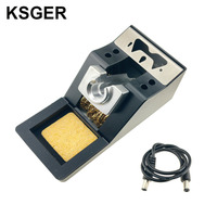 KSGER C115 C245 C210 Handle Holder Soldering Station Stand For JBC Iron Tips Repair Welding Tools Aluminum Alloy Heating Sleep