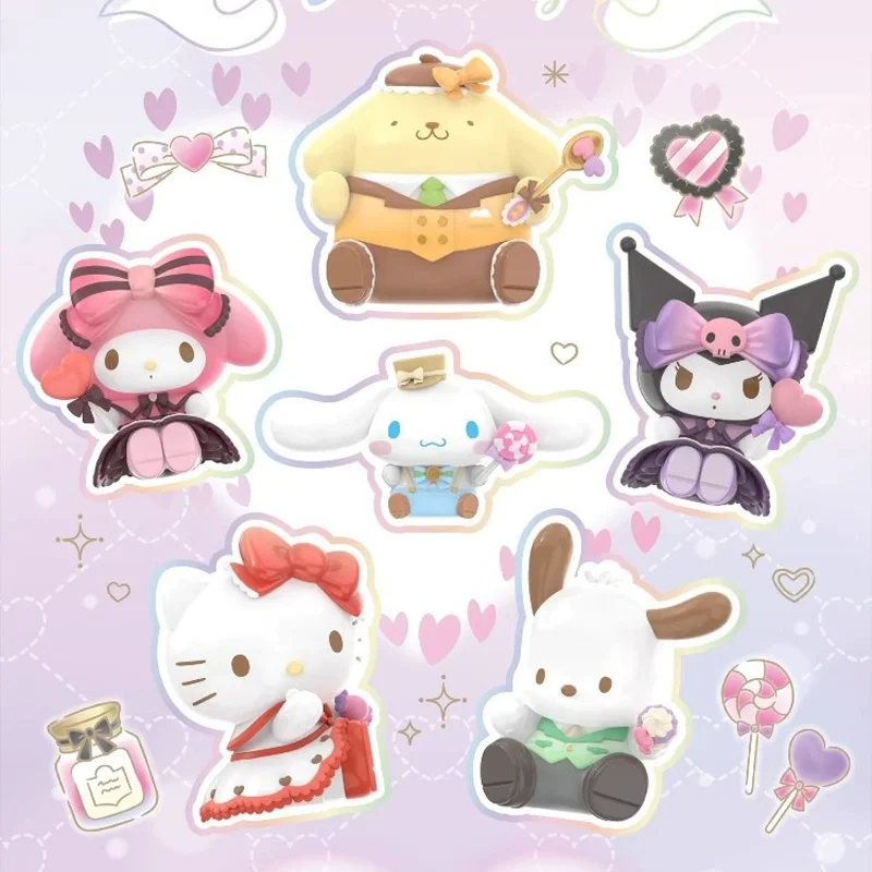 Neue Sanrio Familie Schatz Candy Blind Box Kuromi My Melody Puppe Figur Hallo Kitty Ornament Trend Spielzeug Kinder Geburtstag Geschenk