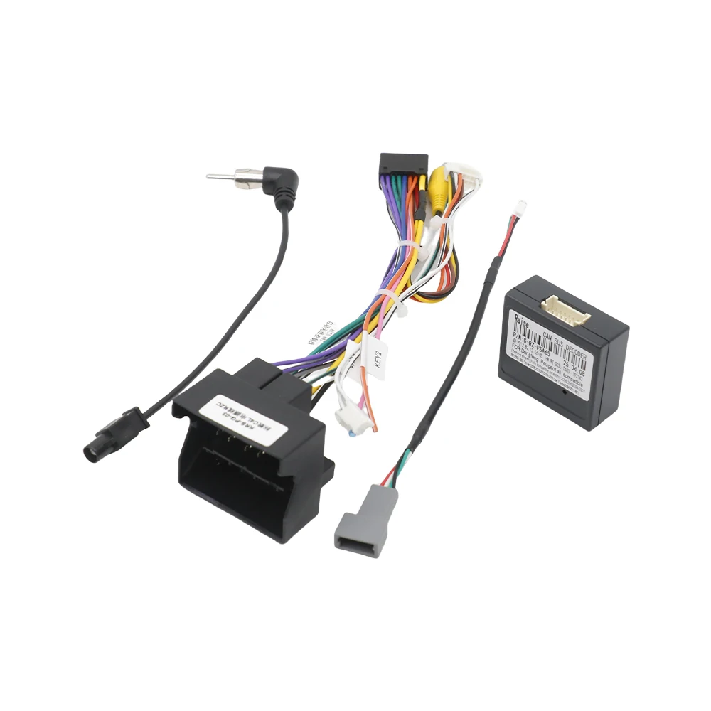 16 Pin to Wiring Harness CANBUS Decoder Box Car Quad Lock Cable Adapter For Peugeot 2008 3008 308 307 Citroen C5 C4 C3 image 4
