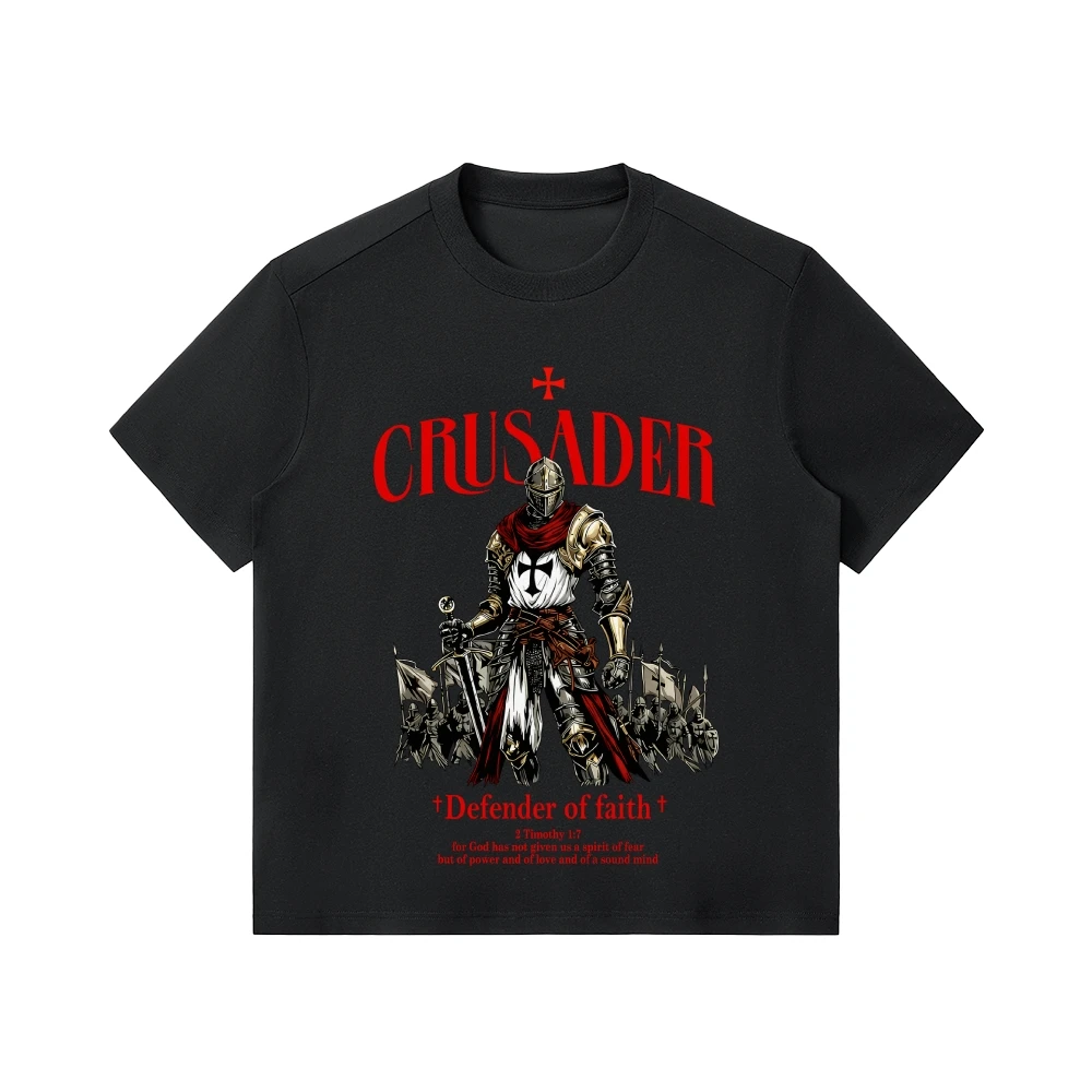 Baldwin IV Casual T-Shirt Cotton Graphic Oversized Unisex T-shirt Streetwear Trendy Cotton New Model Short Breathable Couples