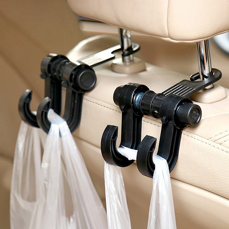 

1Pc Universal Car Seat Back Storage Hook Sundries Hanger Bag Holder Multifunction Car Hooks Vehicle Storage Organizer