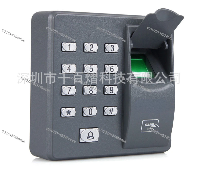 Central control X6 fingerprint access control machine, three-in-one fingerprint + password + ID card swiping,