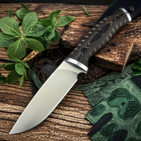 BK 853 Compact Selkirk Fixed Blade Hunting Knife Tactical Gear Includes Nylon Sheath Suitable for Outdoor Survival EDC Tools