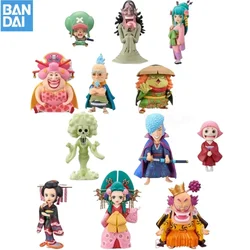 Original Bandai  ONE PIECE Anime WCF WANO Country 06 07 Robin BROOK Toko Chopper Denjiro Action Figures Toys Boys Girls Kid Gift