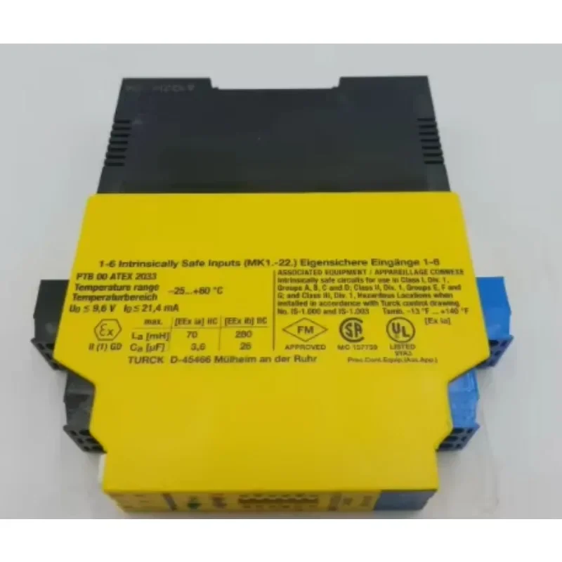 Turck MK13-222EX0-R/24VDC Relè barriera intrinseca sicuro per l'isolamento del segnale industriale pericoloso
