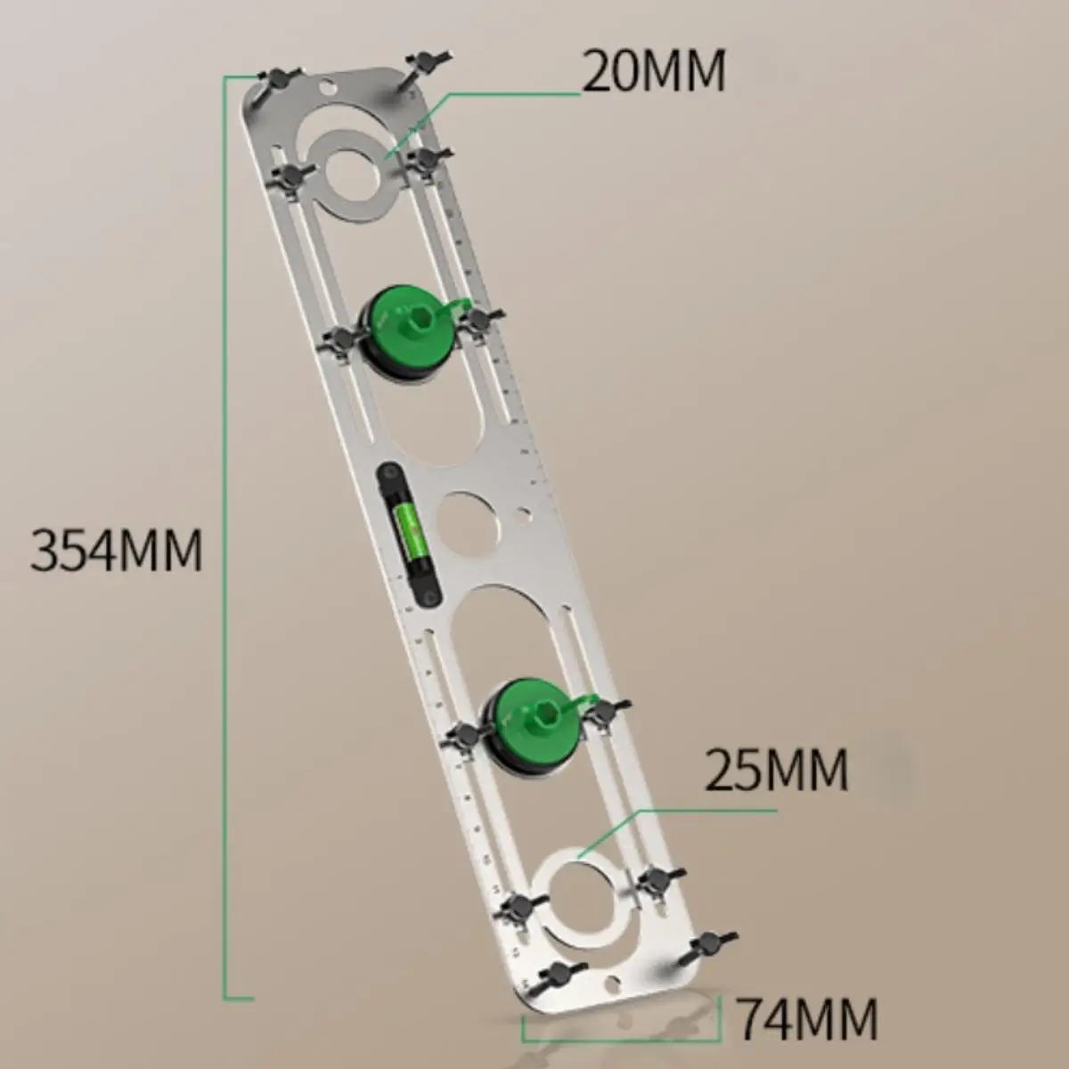 Spirit Level untuk Perata Pipa Air Panas Dingin untuk Perbaikan Dapur Keran Proyek Pipa Terpasang Di Dinding Ketel Air