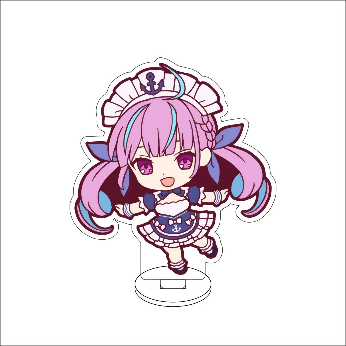 Anime Vtuber Hololive Minato Aqua Sakura Miko Usada Pekora La+ Darknesss Cos 10CM Acrylic Figure Stand Cute Ornaments Gifts view 5