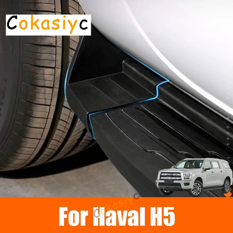 For Haval H5 2023 2024 2025 Mud Flaps Rear Wheel Pedal MudFlaps Plastic Fender Cover Flares Splash Guard Exterior Accessories