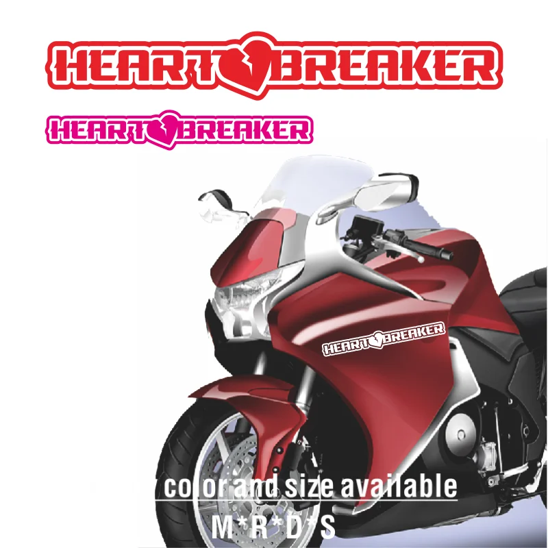 HEART BREAKER Car Stickers for Racing Windshield Door Vinyl Decals Cover Scratches Creative DIY Auto Styling Fit for All Car #39