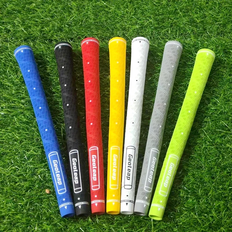 Impugnature per mazze da Golf per uomo, Standard, gomma media, antiscivolo, ferri da Golf morbidi, legni, impugnature universali, alta qualità