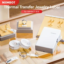 Thermal Transfer Multi-color Printing Labels for Niimbot B18/N1 Printer Jewelry Price Tag Gardening Self Adhesive Sticker