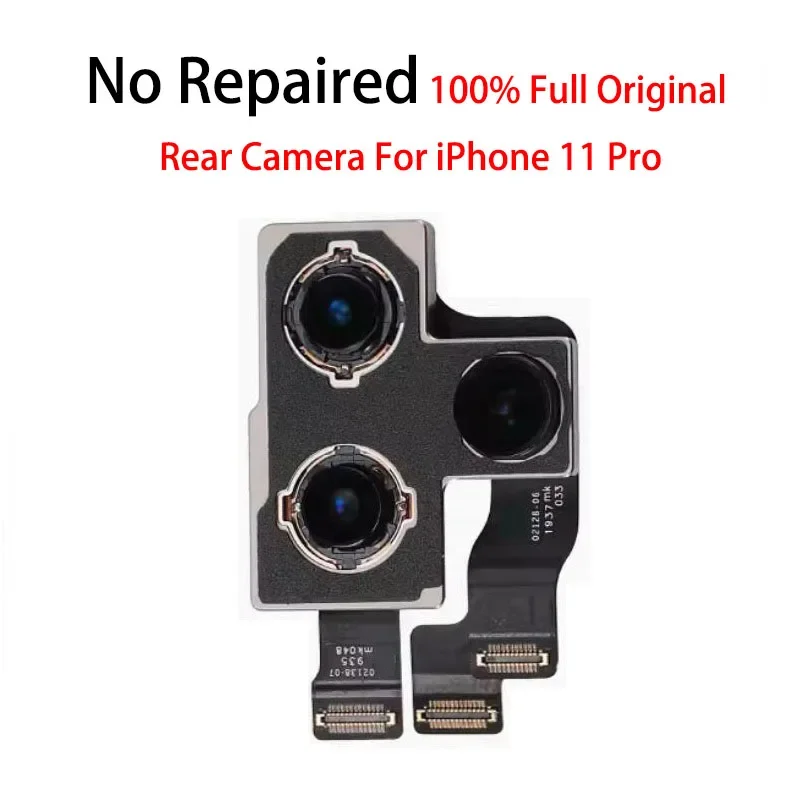 No repaired back rear main camera flash module sensor flex cable for iPhone X XR Xs 6 6s 7 8 plus 11 12 Pro Max mini