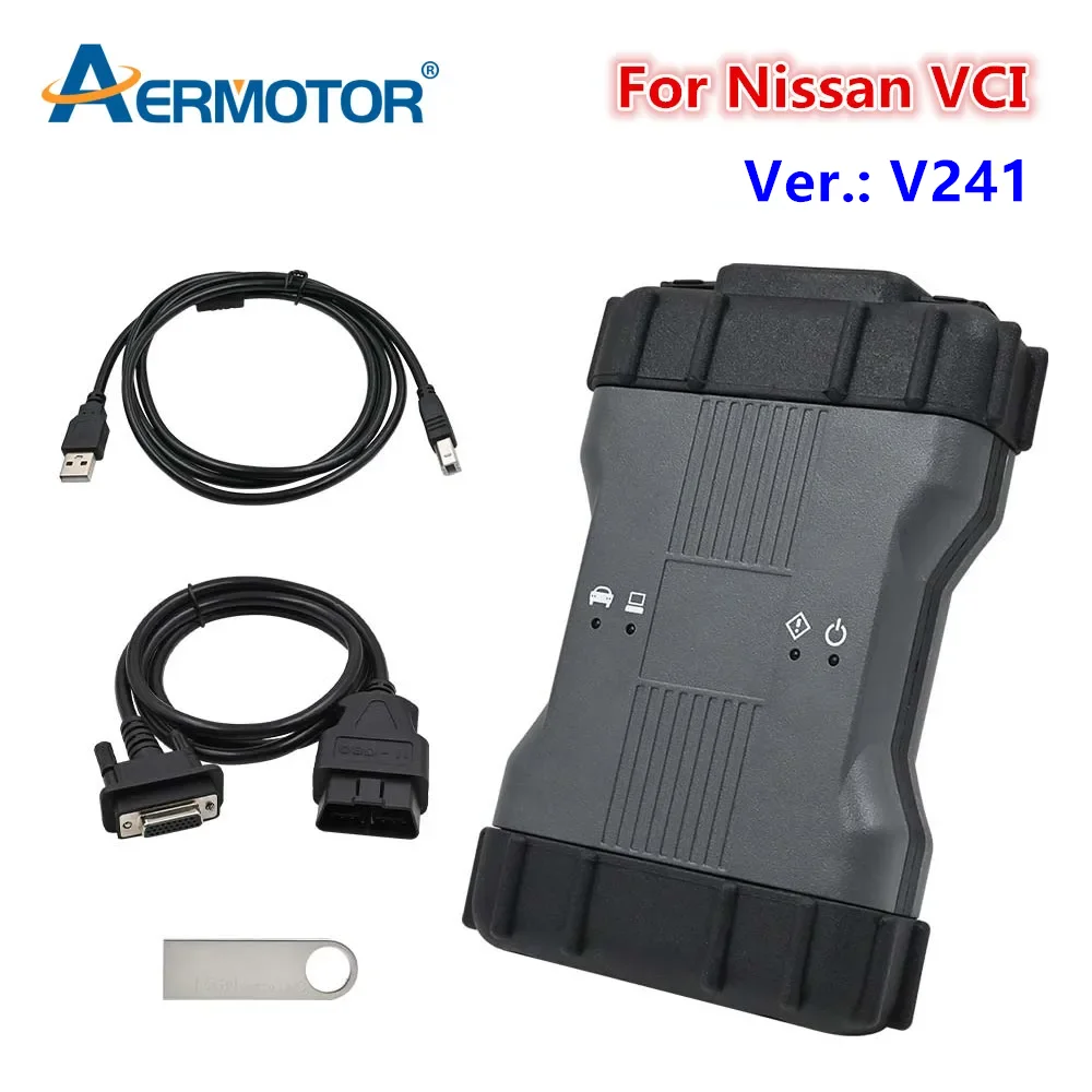 2024 For Nissan VCI Ver.241 WIFI USB Cable for Nissan Can Line after 2005 year For Nissan Interface For Consult III Plus Scan