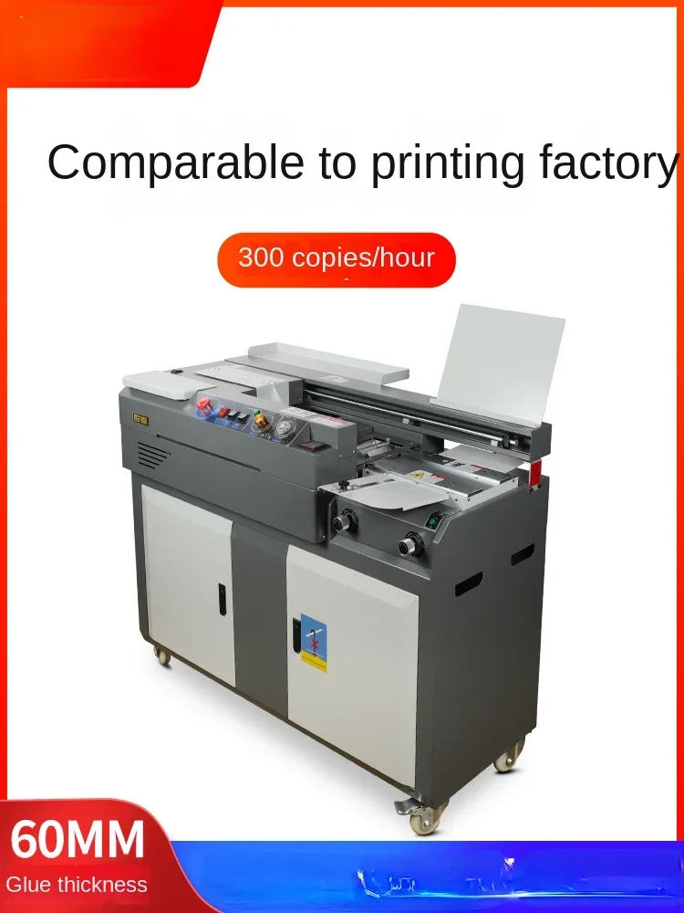 A4 Wireless Adhesive Binding Machine Bid Binding Machine Side Adhesive Binding Machine Documents Books Papers Hot Melt Adhesive