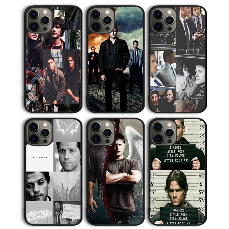 SAM DEAN Supernatural Phone Case Back Cover for iPhone 16 15 SE2020 14 13 11 12 Pro Max mini XS XR X PlusS Shell Coque