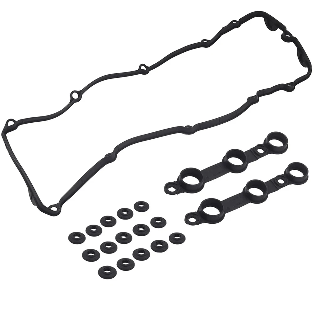 

11129070990 Valve \Cover \Gasket Set For BMW X3 X5 Z4 E39 E46 E53 E83 11121726537 \11120030496 Car \Valve \Cover \Gasket