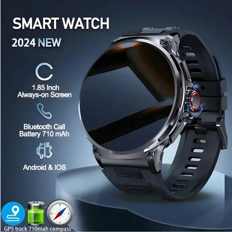 New 710mAh Bluetooth Call Smart Watch Men Sports Fitness Watches 1.85