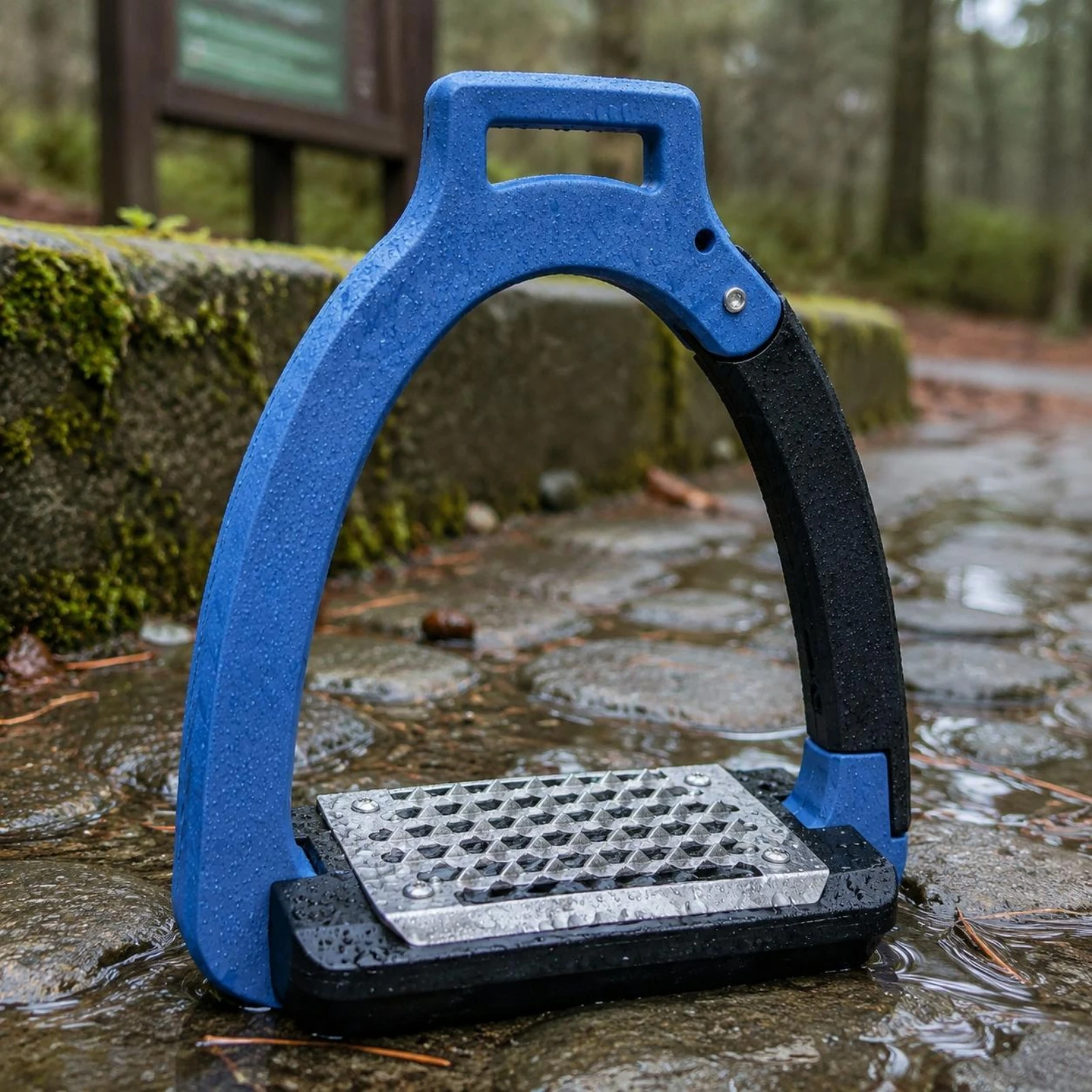 

Safety Stirrups Raised Grip Points Anti-Slip Stirrups Riding Gear Flexible Hinge Lightweight for Adults