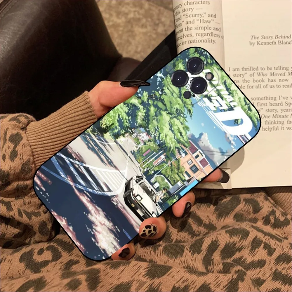 Anime Initial D AE86 Tail Light Phone Case For iPhone 15 14 11 12 13 Mini Pro XS Max Cover 6 7 8 Plus X XR SE 2020 Funda Shell image 3