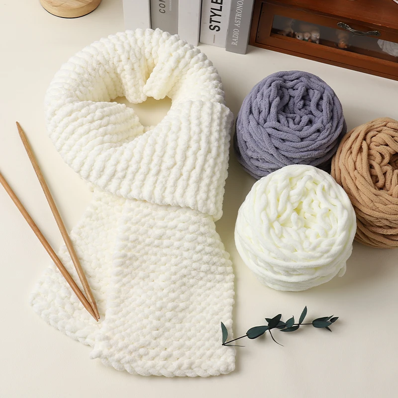 3pcs ice striped soft thick needle handcrafted for making couple scarves, hats, balls, slippers, yarn