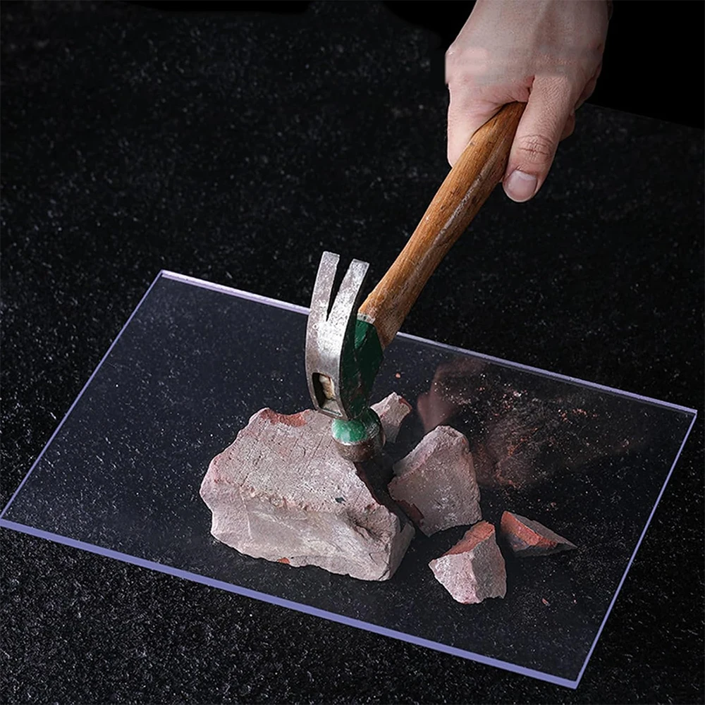 Hojas de PVC transparentes para materiales de modelo de construcción DIY, Material de fabricación de modelos hecho a mano, tablero plano de plástico