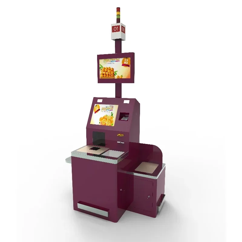 【Fábrica】Recycler de monedas de autoservicio, aceptador de efectivo, contador de pagos, báscula de seguridad, dispositivo terminal de canción automática para tienda, supermercado