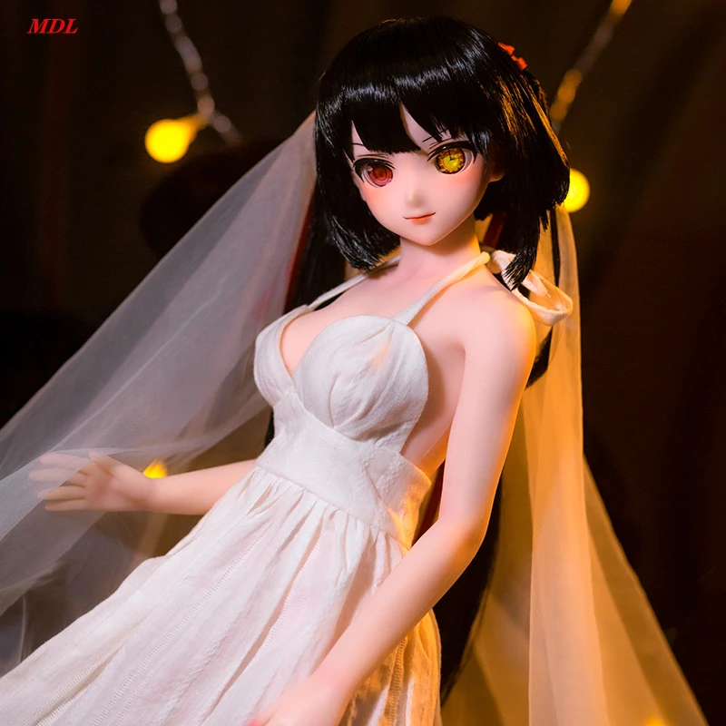MDL 60CM Anime Doll Figura umanoide in silicone Animazione di alta qualità Figura digitale Giunti regolabili