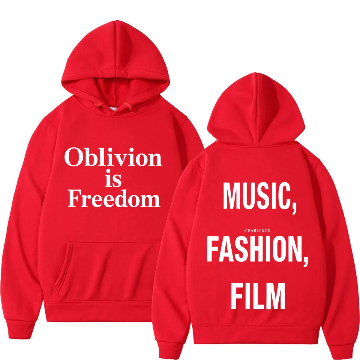 CHARLI XCX Album Musik, Mode, Film Tour 2026 Print Hoodie Herren Damen Mode Pullover Lässiger Hip-Hop Sweatshirt Fan Geschenke – Detail 5