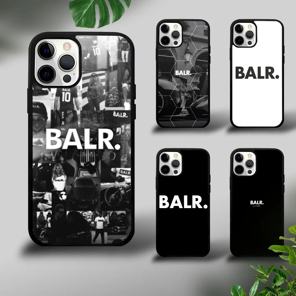 Luxury Brand B-BALRs Black Phone Case For IPhone 16 15 14 13 12 11 Pro Xs Max Mini Plus Celulares Hard Funda