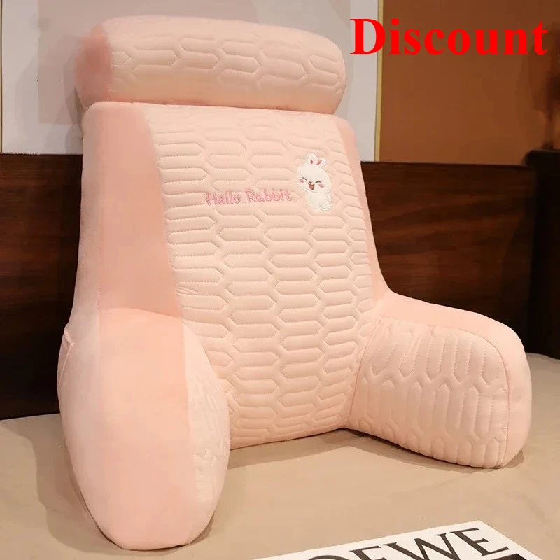 

Новая подушка Ice Shreds с пандой, увеличенная высота, поясничная поддержка, съемная моющаяся подушка, студенческие общежития, спинка кровати