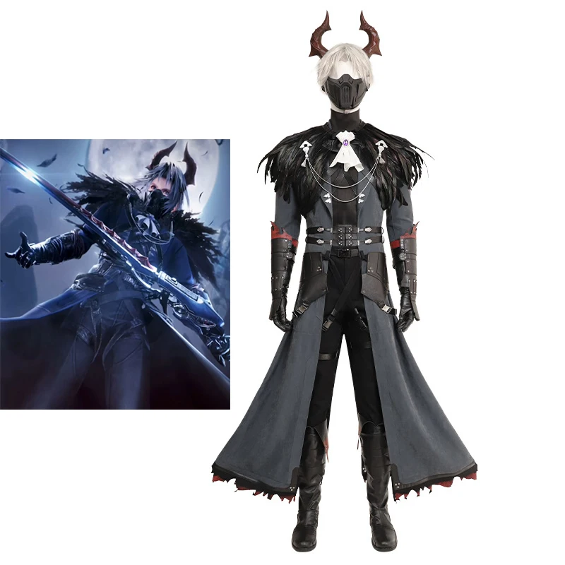 

FF7 Youth Sephiroth Cosplay Halloween New Skins Costume Adult Men Fantasia Battle Uniform Suit Carnival Party Disguise Warrior