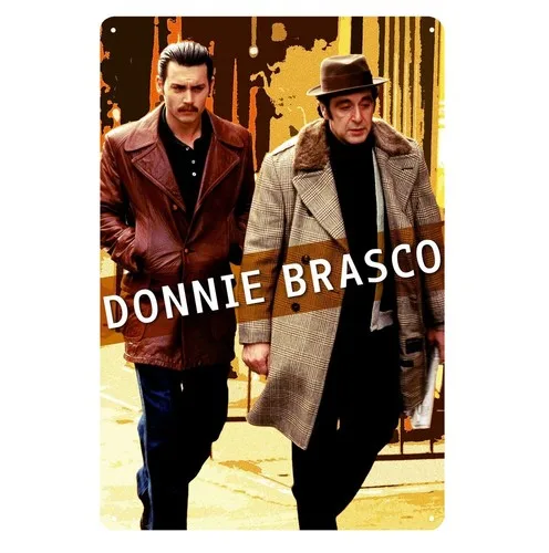 Donnie Brasco Al Pacino Movie Metal Poster Tin Sign 20x30cm