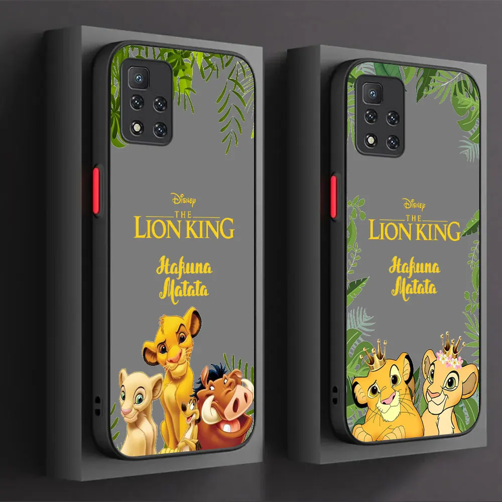 Disney The Lion King Hakuna Matata Phone Case For Xiaomi Redmi Note 12 12S 11 11S 11T 10 10S 9 9S 9T 8 7 6 5 Pro Plus Max Cover