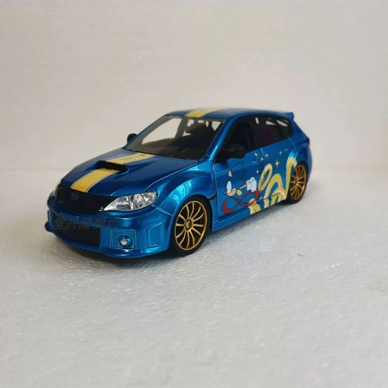 جادا 1/24 سوبارو 2012 Wrx Sti سونيك طبعة الفيلم بول سيارة رسمت نادر سبيكة نموذج الديكور نموذج هدايا الأطفال