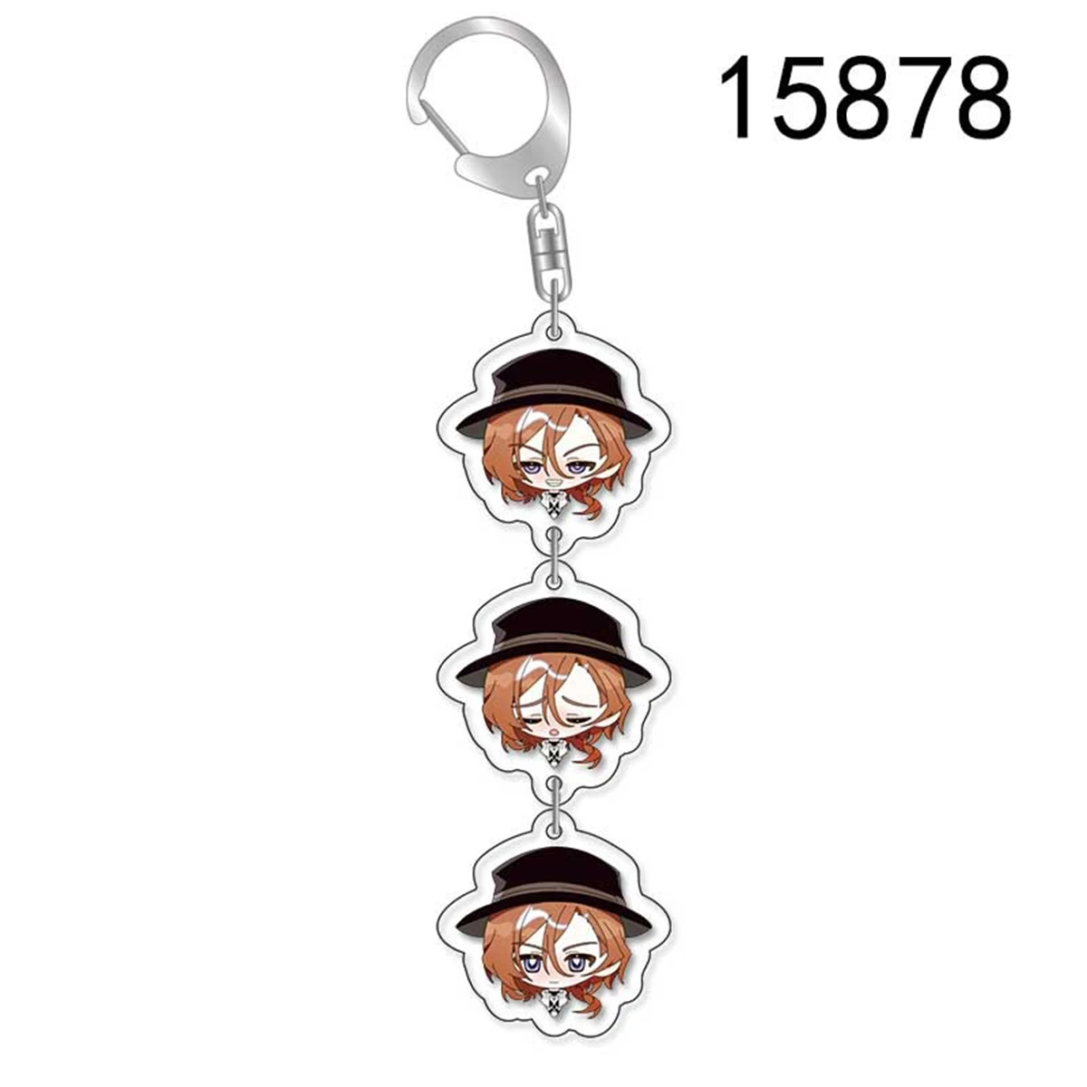 Anime GOODS Acrylic Keychain cute y2k Bungo Stray Dogs keychain for bag keys car key bag backpack collection display accessories