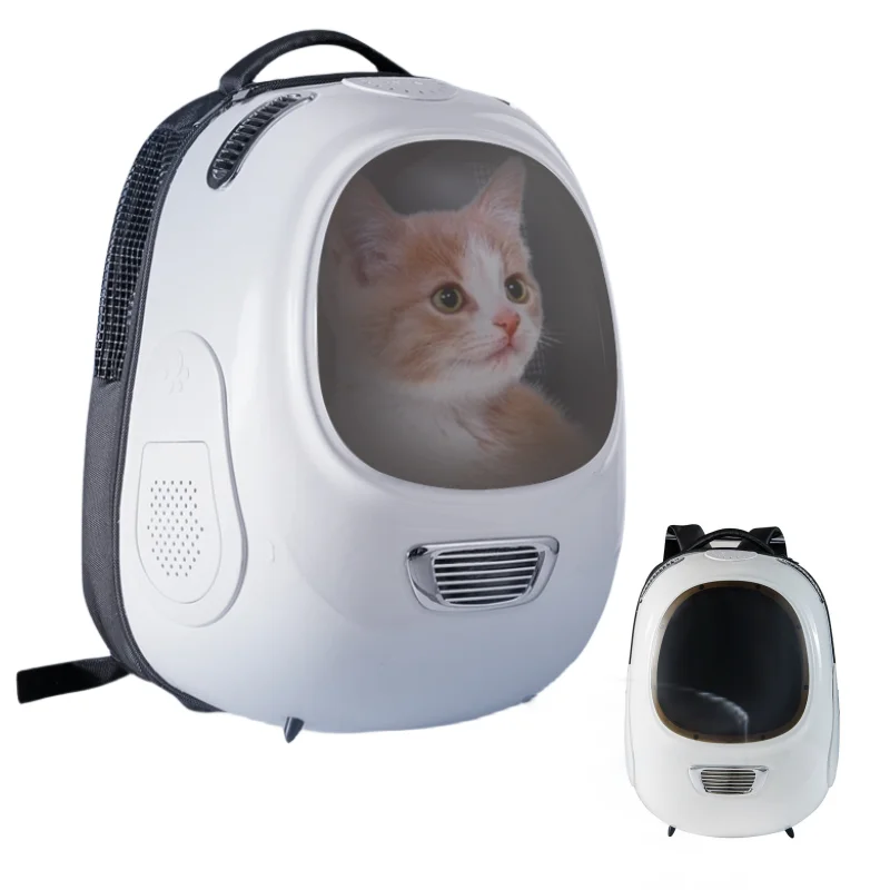 Factory Air Supply System Outdoor Cat Carrier Backpack with Led Light and Ozone deodorization