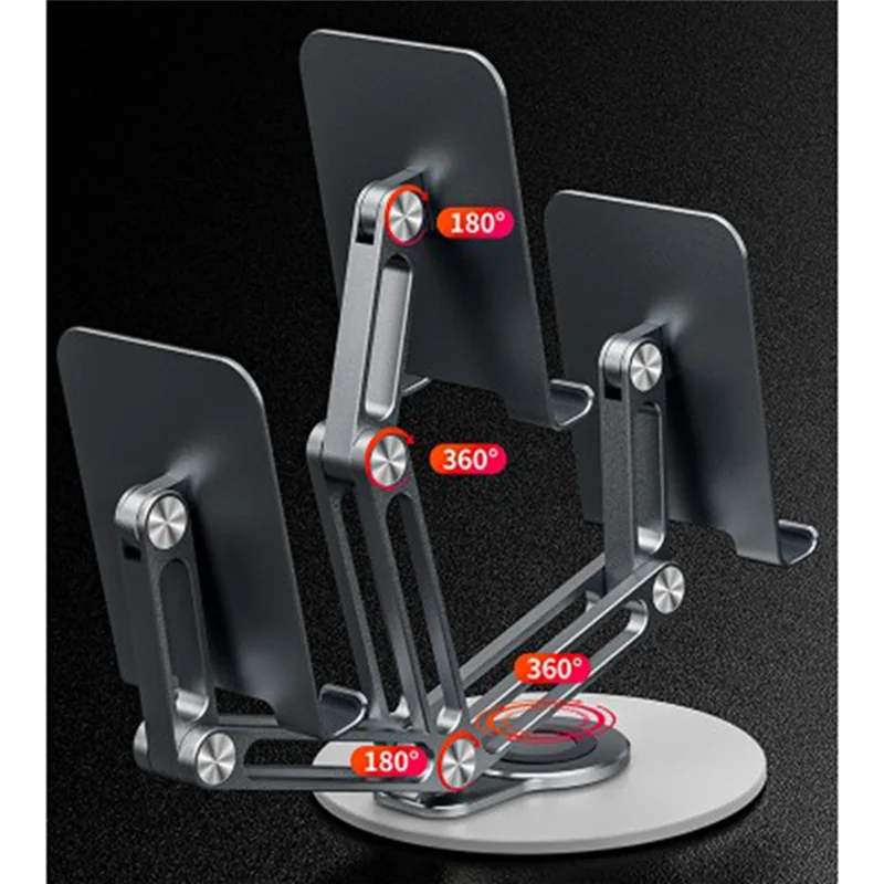 BONERUY Aluminium Alloy Tablet Stands Phone Holder Stand Smartphone Support Tablet Desk Portable Cell Phone Holder