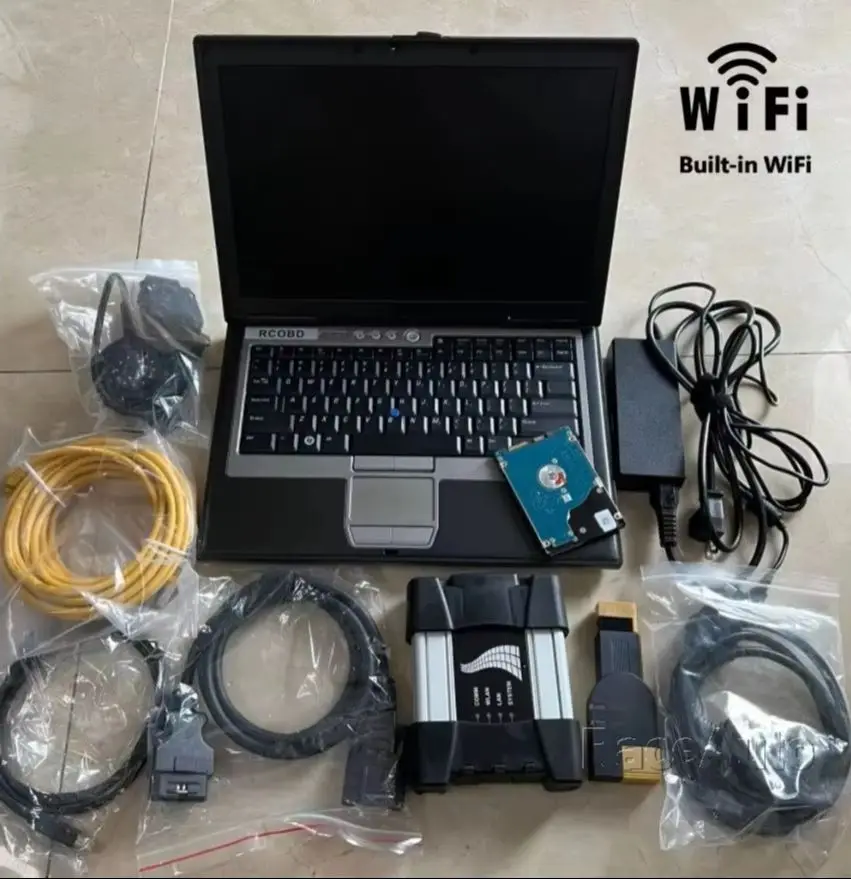 

OBD2 Code Scanner WiFi Icom Next for BMW V2025.09 Software Expert mode 1TB HDD 90% New laptop D630 Auto Diagnostic tool