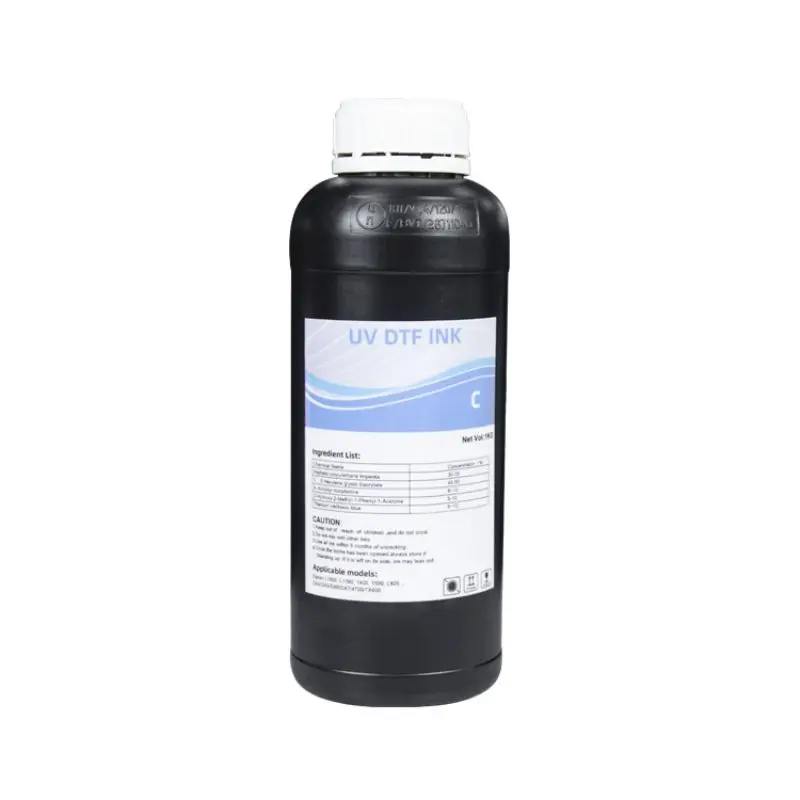 Lancelot UV Dtf Ink 1Kg*5 CYMKW 1000g for eopson uv dtf printer ink TX800/XP600/I3200 For UV DTF Sticker Printer